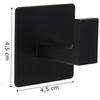 Bathroom Towel Rack Wall Hook for Bathroom Kitchen Black