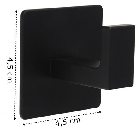 Bathroom Towel Rack Wall Hook for Bathroom Kitchen Black