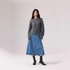 Levi's Women's Diamond Pattern Hollow-Out Knit Sweater