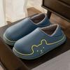 Lidani home cotton slippers men's winter outdoor bag and thick-soled indoor thermal cotton shoes women's household simple autumn and winter