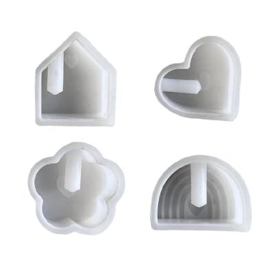 Moule à Pots de Fleurs Solide en Silicone Forme Arc-en-ciel Élégant Outil Accessoire Indispensable pour Usage Domestique Amateurs d'Art en Résine