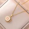 Elegant Butterfly Zodiac Pendant Chain For Women With Electroplated Finish Summer Style