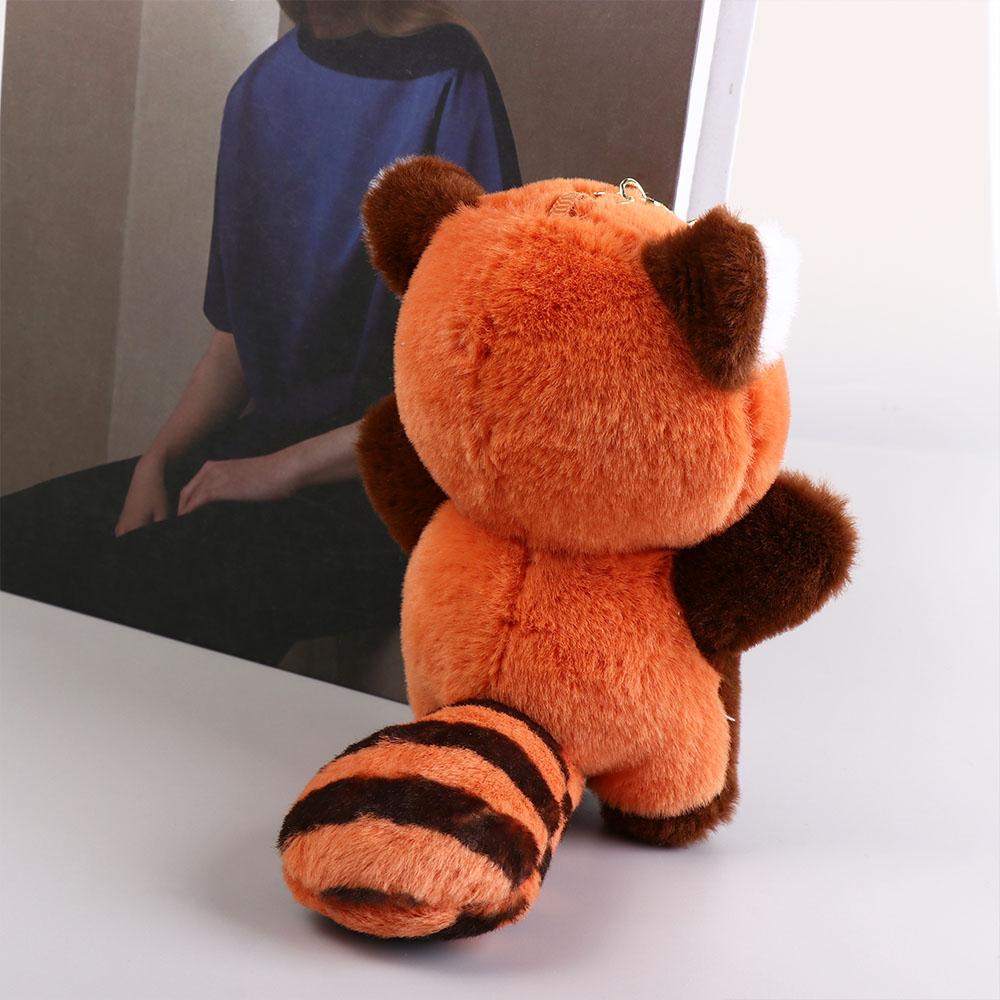 Toys Kawaii Animal Plush Pendant Cartoon Red Panda Plushies Pendant  Hanging Accessory