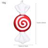 16cm Large Candy Pendant Christmas Decorations Wedding Decorations Red and White Painted Gold Party Decorations Home Decorations