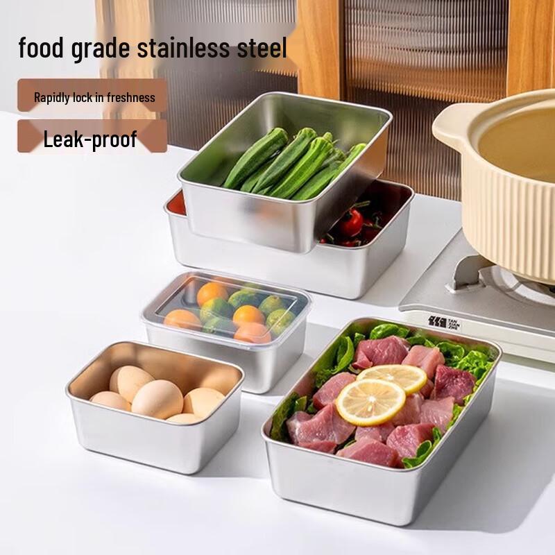 304 Edelstahl Lebensmittelbehälter mit Datumserinnerung