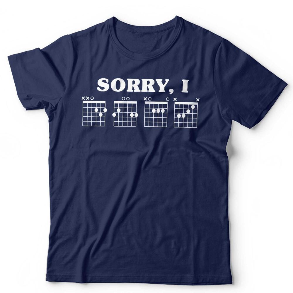 Sorry I DGAF T Shirt Unisex Guitar Chords Guitarist Funny Fathers Day Slogan S