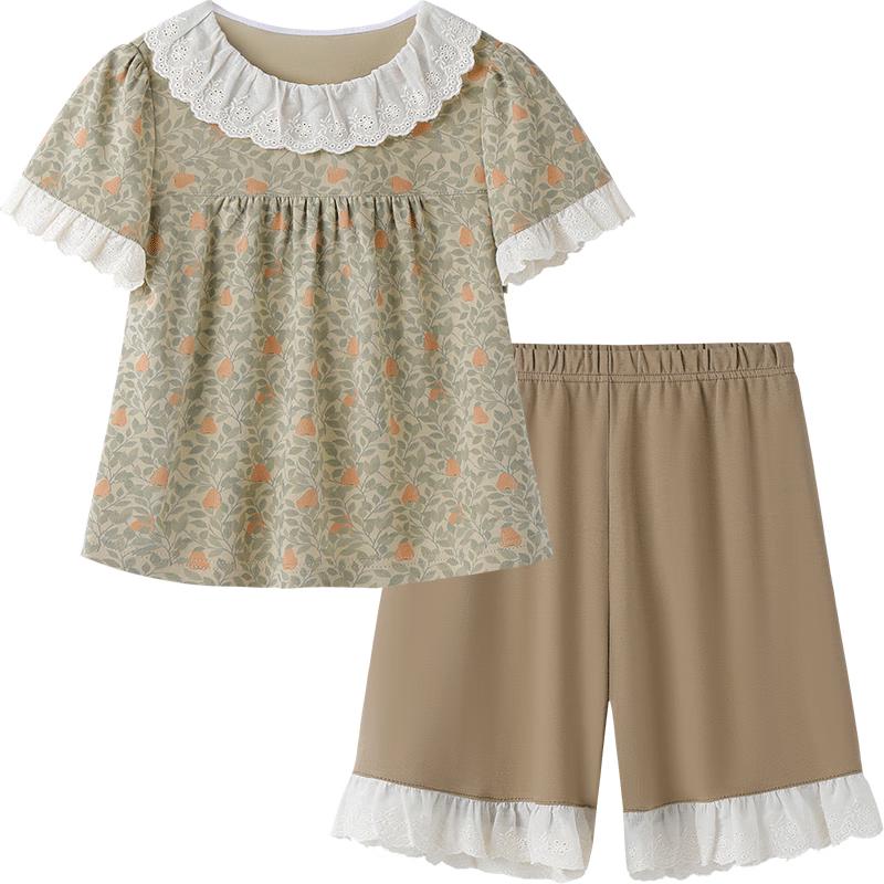 YEEHOO Girls  Sweet Princess Cotton Pajama Set 130