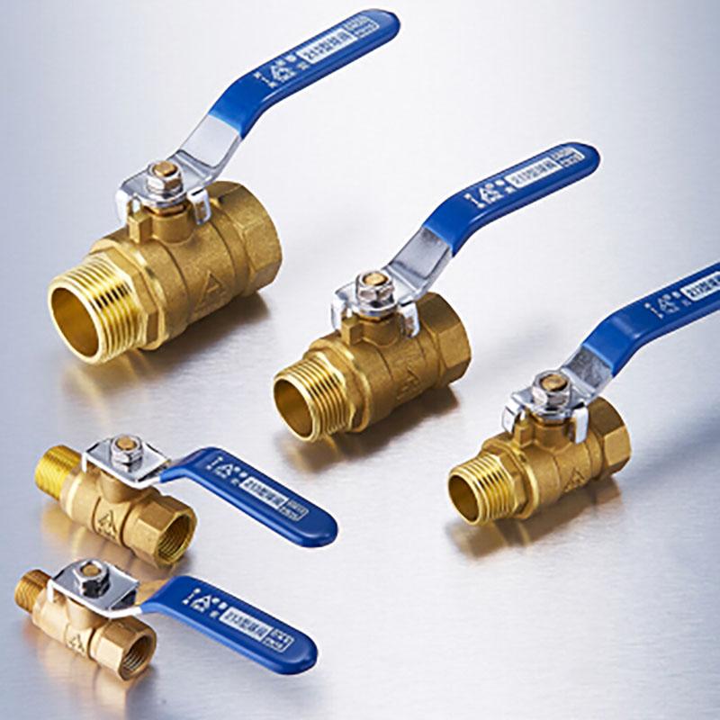 1/2" 3/4" 1" Brass ball valve Internal And External Wire Ball Valve Natural Gas Switch Tap Water Valve