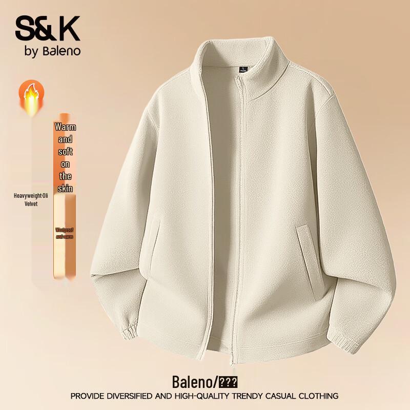

Baleno S&K Series Men s Fleece Lined Stand Collar Jacket 2XL