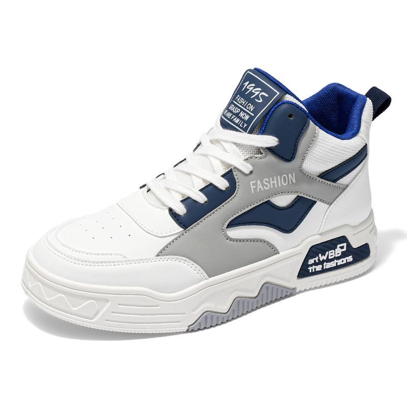 Men's Shoes Spring 2025 New Breathable Sports and Leisure Shoes Trend Versatile Students Teenagers Thick-soled High-tide Shoes