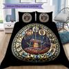 Music Instruments Harmony Pattern Bedding,Quilt Set Quilt Cover Pillowcase Home Birthday Gift (1*duvet cover+2*pillowcase,without core)