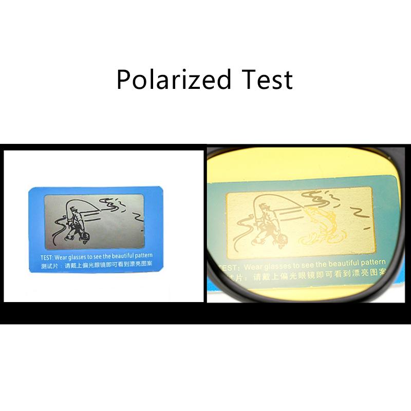 Classic Night Vision Glasses Men Square Polarized UV400 Yellow Sunglasses Women Driving Goggles