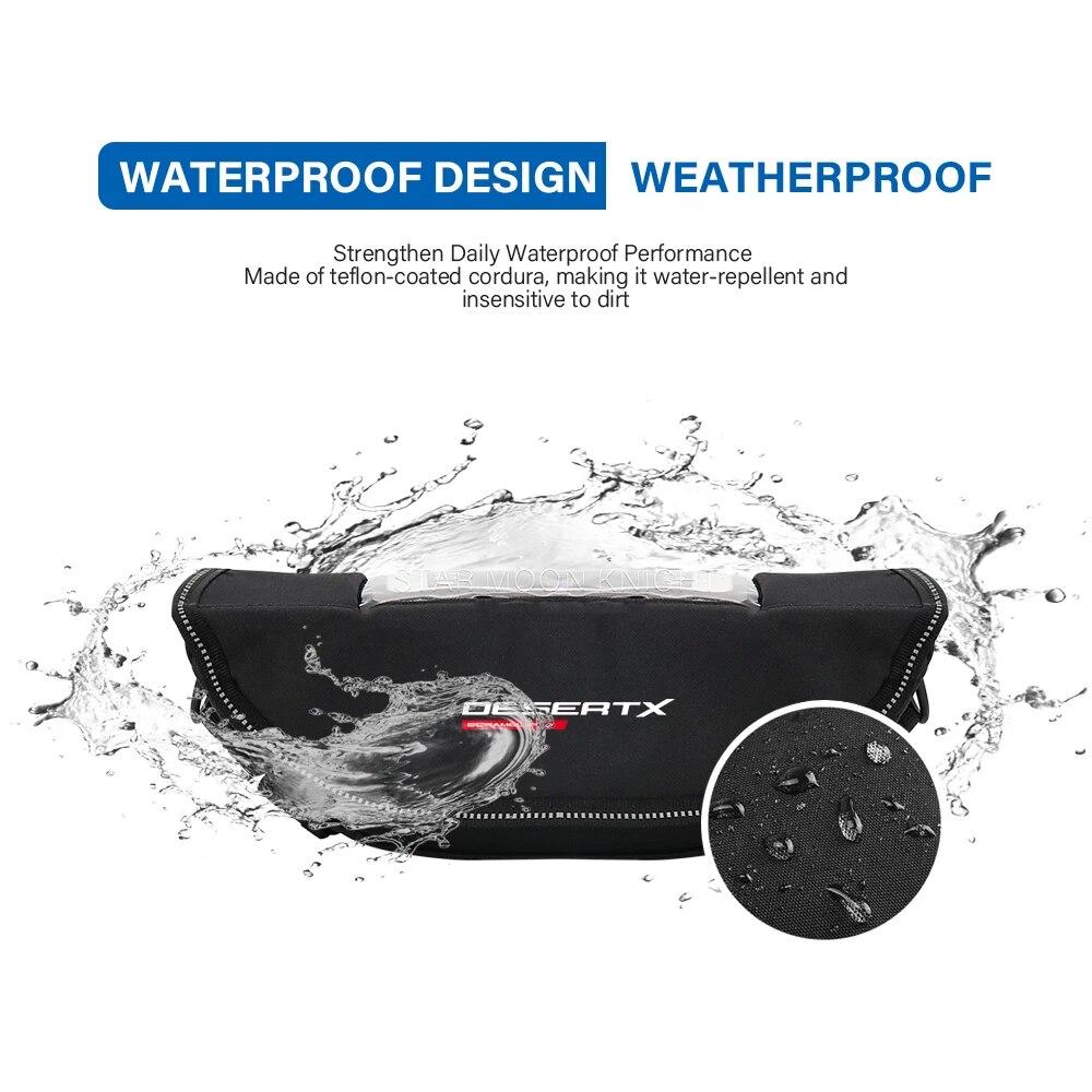 Pro Ducati Scrambler Desert X DesertX 2022 2023- Příslušenství pro motocykly Vodotěsná taška Uskladnění Taška na řídítka Taška na cestovní nářadí