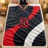 Flannel BlanketStoke City Football Warm Soft Throw Blanket for Indoor Sofa Bed Living Room Use