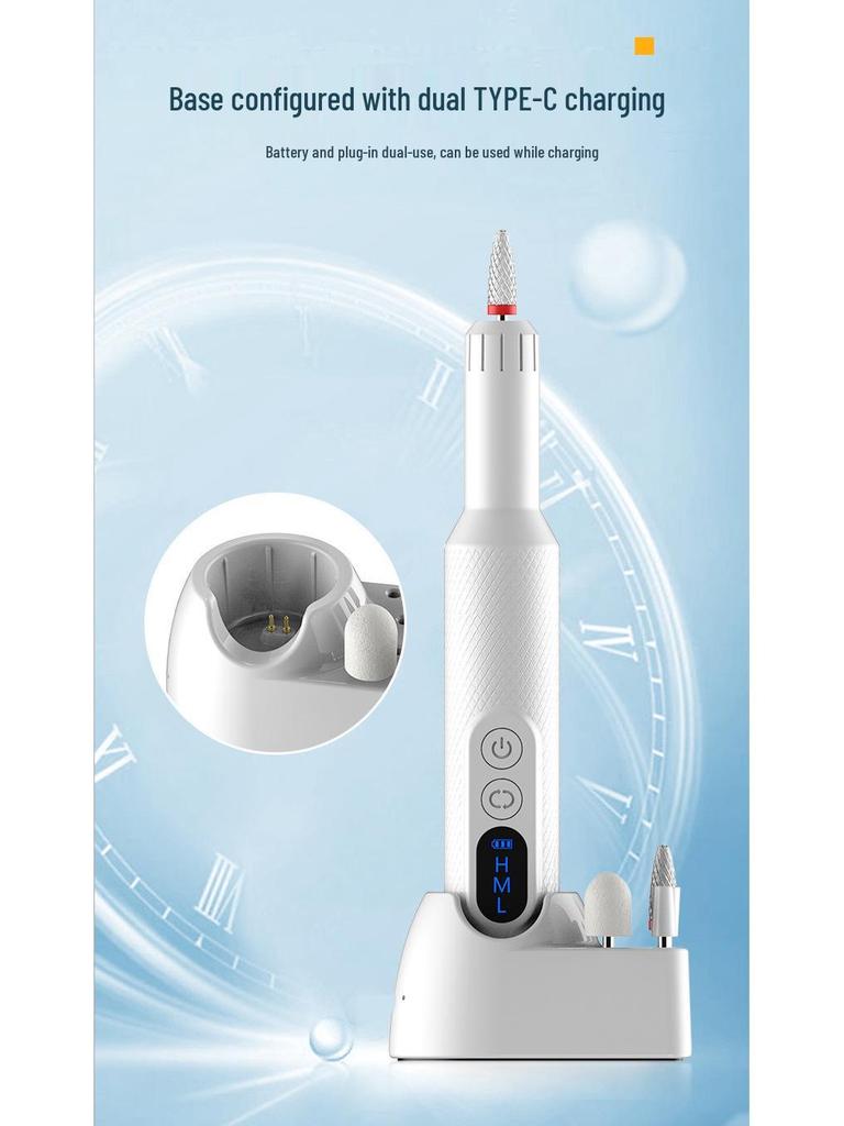 Portable Electric Nail Drill and Polishing Tool