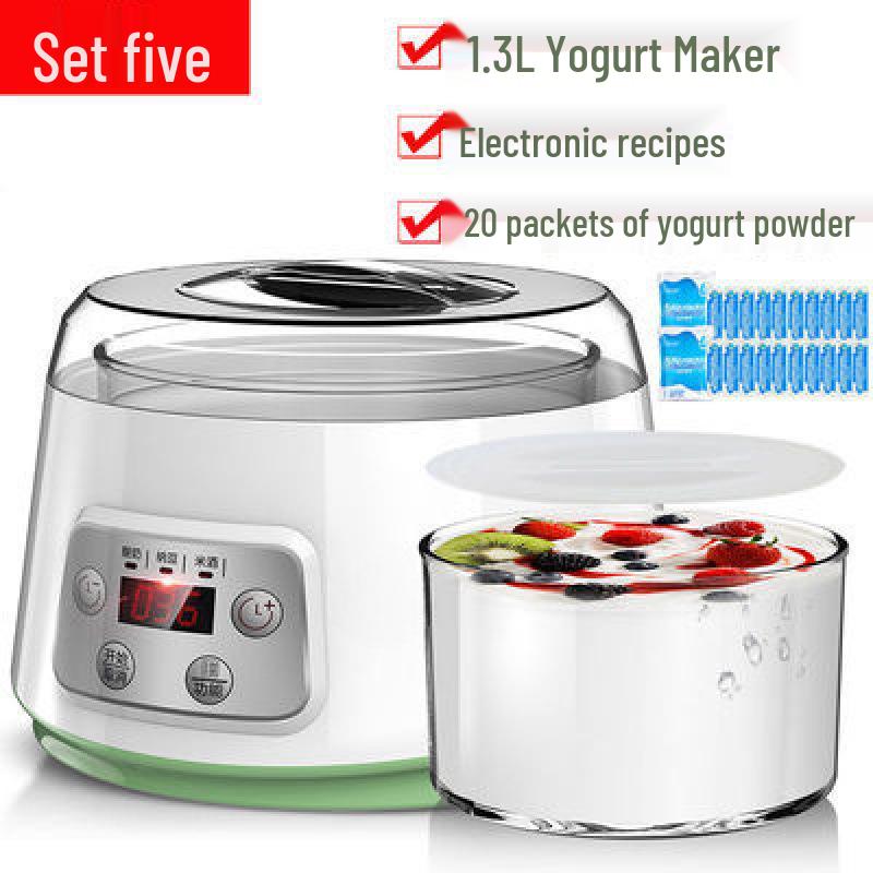 Automatischer Reiskocher & Joghurtbereiter mit großem Fassungsvermögen und Glasbehälter