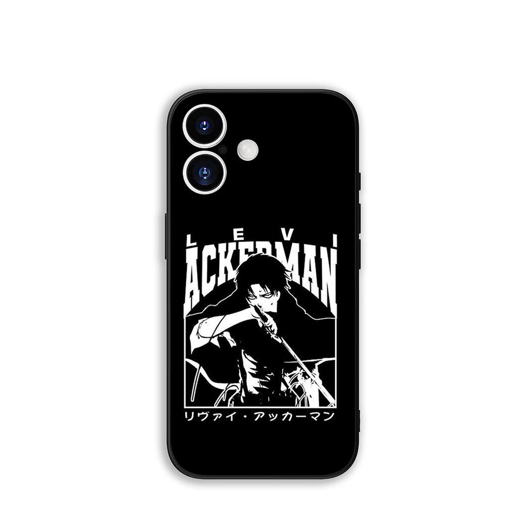 Phone Cover Levi Attacks on titan Jaeger Eren for Apple iPhone 17 16 11 Pro XS Max XR 6 7 8 Plus + 16E SE 2020 Air 5 8+ Case