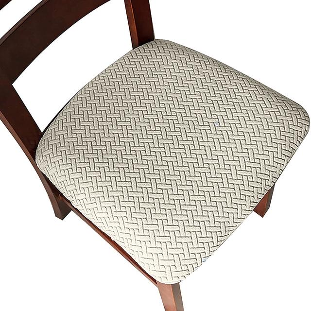 

Жаккардовые чехлы на стулья, эластичные чехлы на сиденья, чехлы на обеденные стулья, пледовые стулья, чехлы, защита для мебели для дома, кухни, отеля One