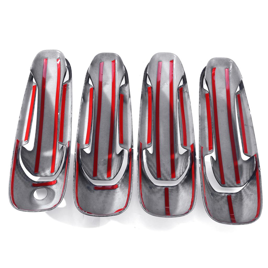 Buy 8Pcs 4 ABS Chrome Door Handle Cover Trim For Dodge Ram 1500 2500