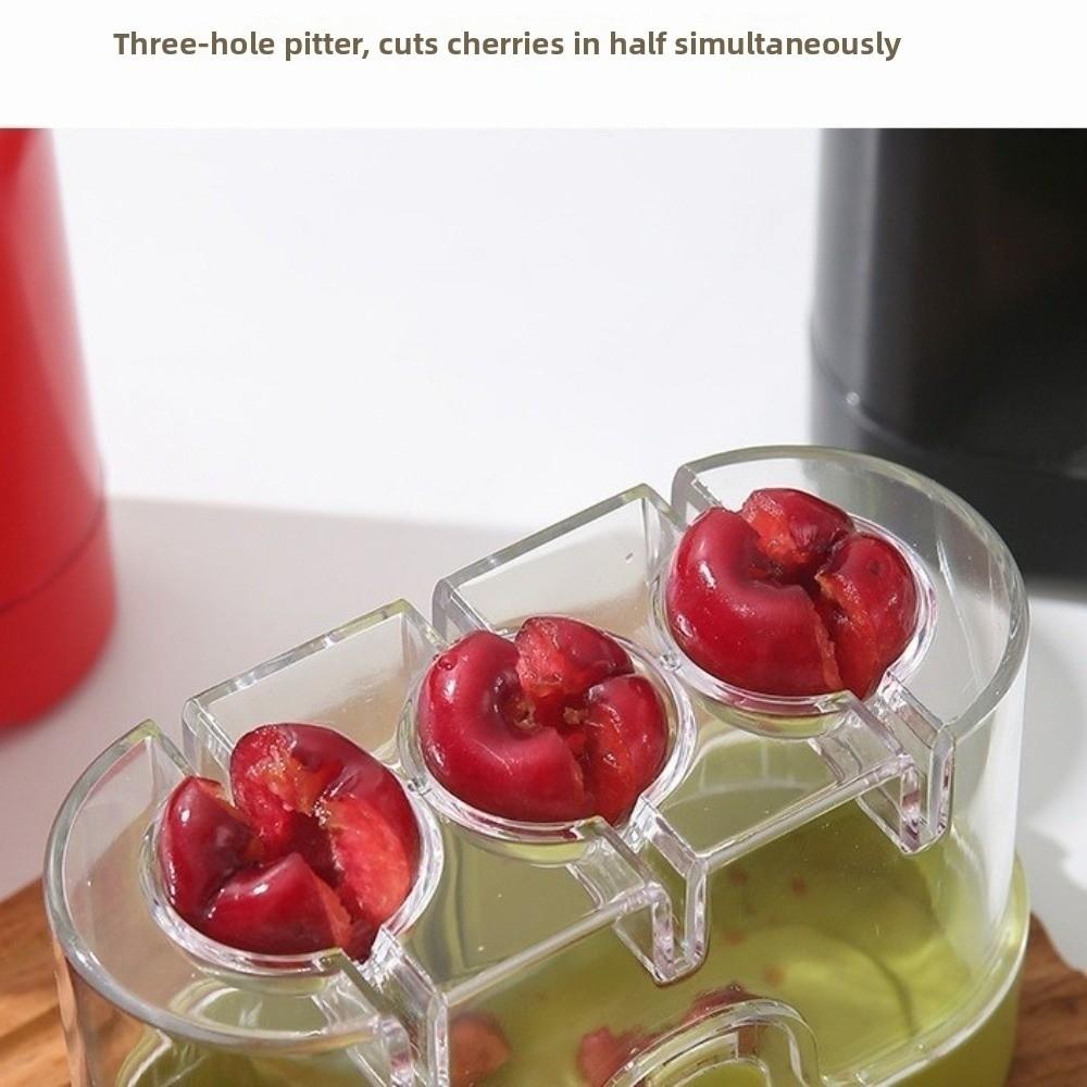 Handheld Press Cherry Pit Remover Plastic Cherry Slicer Creative Fruit Corer  Home Cooking