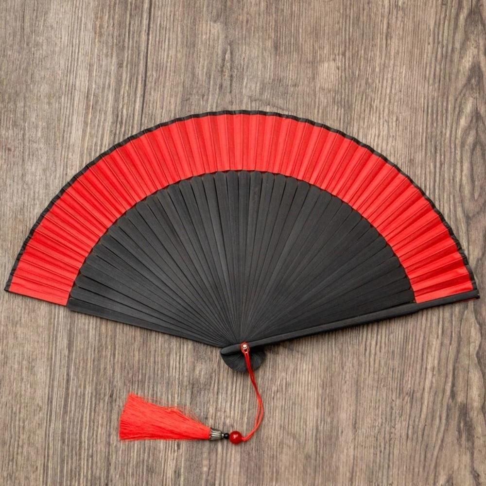 Baumwoll-Leinen-Stoff Faltbarer Handfächer Japanischer Stil Handgehaltener Fächer Neuer Chinesischer Stil Fächer Geschenk geben