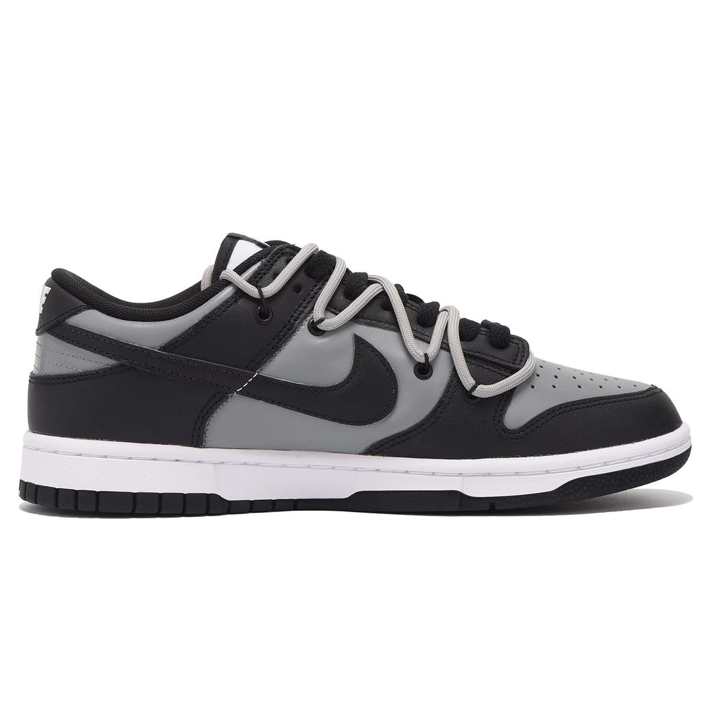 Nike Dunk Low Leather Low Top Skateboard Shoes Men's Black Gray DD1391-100(Team - SBOX)
