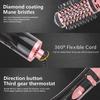 Hair Dryer Brush 2 In 1  Air Spin Brush Curling Straightening Styling Auto-Rotating Ionic Round Blow Hair Dryer Volumizer