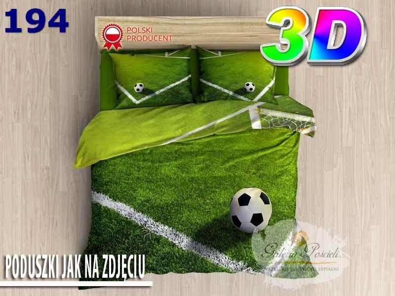 3D Baumwollsatin Bettwäsche 160x200cm FUSSBALLSTADION