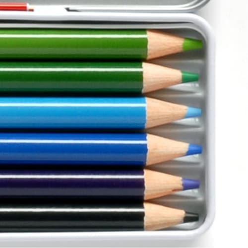 Mitsubishi Pencil Colored Pencil 512 Standard 6 Pieces 12 Colors K51212C