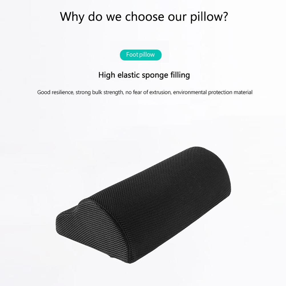 Foot Rest Under Desk Cushion Ergonomic Half Cylinder Pad for Extra Leg Support Soft Foot Stool