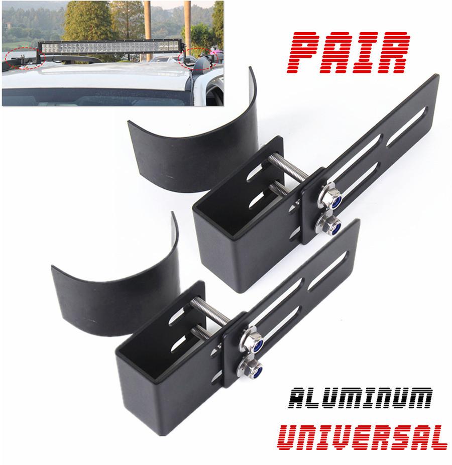 

2 x Кронштейн для светодиодной балки на крышу автомобиля, кронштейн для гоночной дуги, держатель для крепления на бампер, аксессуары