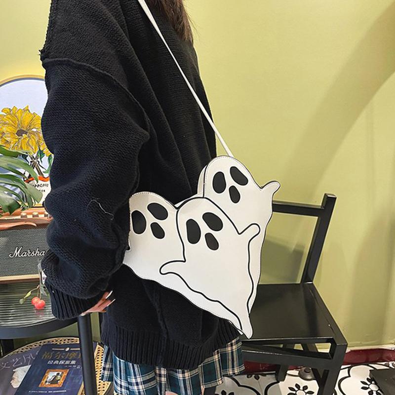 Готическая сумка через плечо с призраком для женщин — фото 10