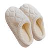 Cotton slippers women's autumn and winter new home indoor confinement warm non-slip household plush slippers women