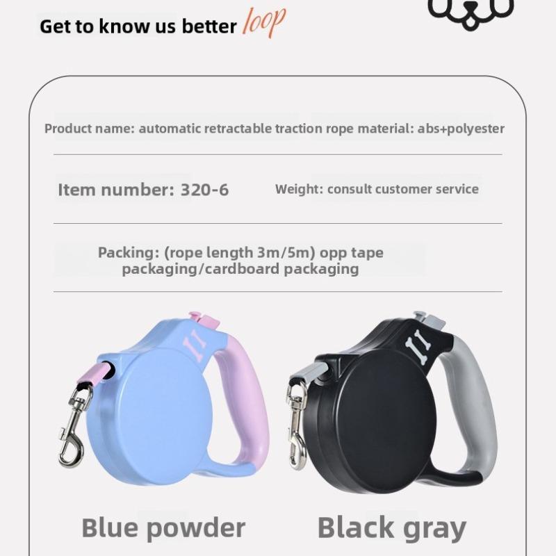 Automatic Telescopic Dog Leash, Dog Walking Rope, Small Dog, Teddy, Corgi, Medium Dog, Large Dog, for Pets