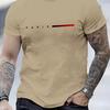 Men's Loose Creative Letter T-Shirt 3D Printing