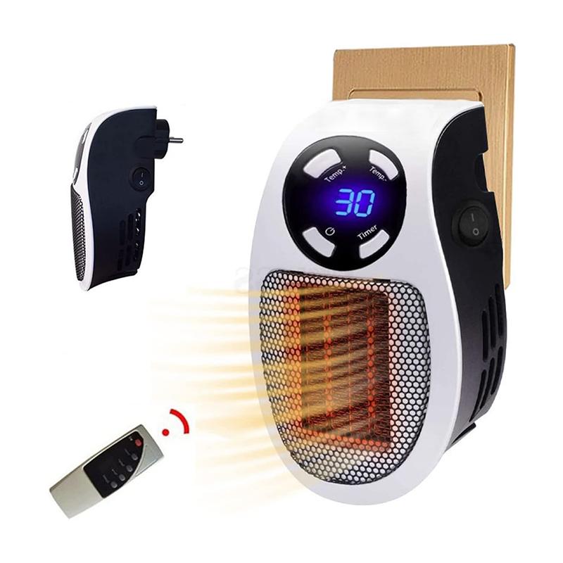 Mini Electric Heater Portable Desktop Infrared Heater with UK/EU/US/AU Plug Overheat Protection for Living Room Use