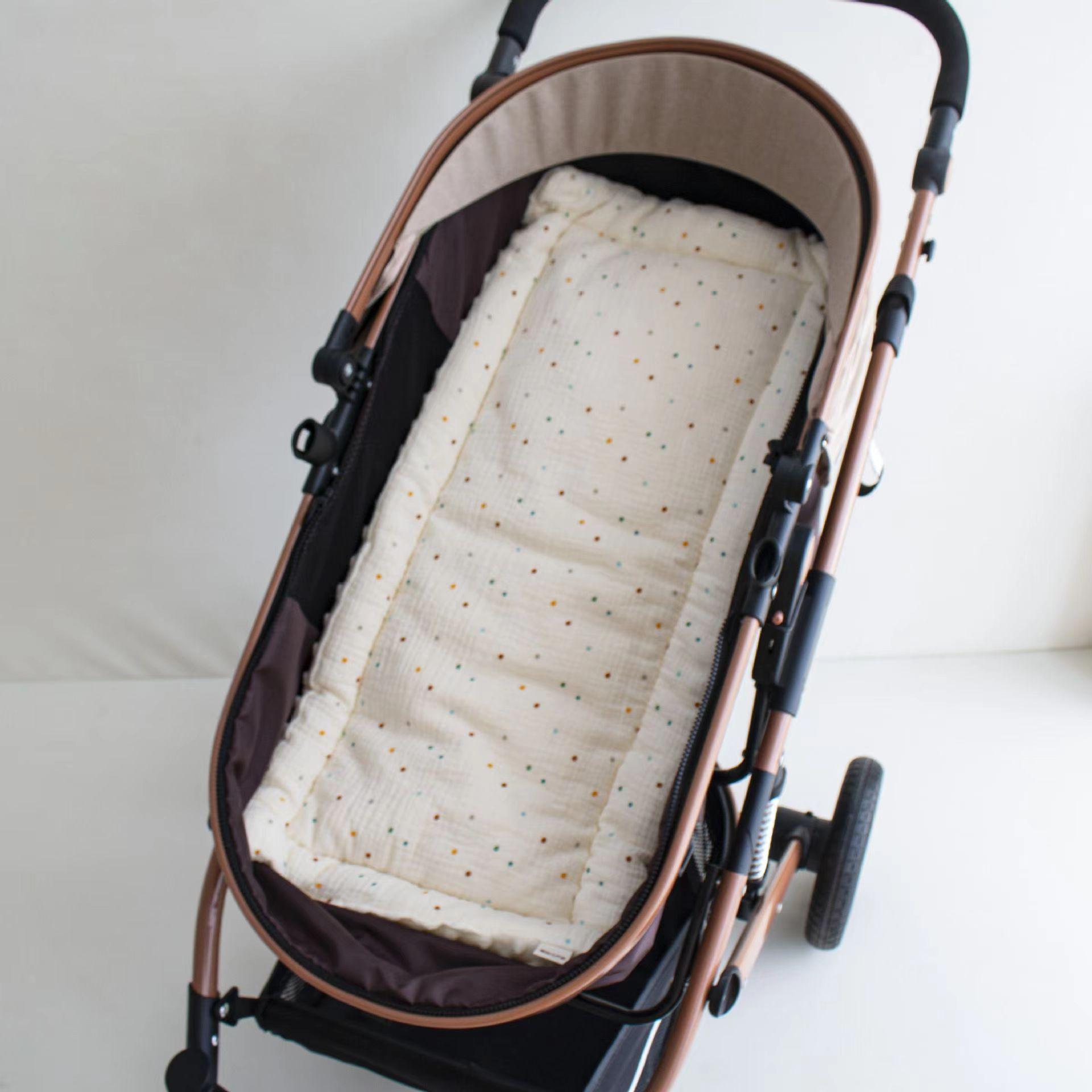 

Soft Comfortable Baby Stroller Pad Newborn Thick Bean Fleece Cotton Cushion Wholesale Ready Stock 34*74cm