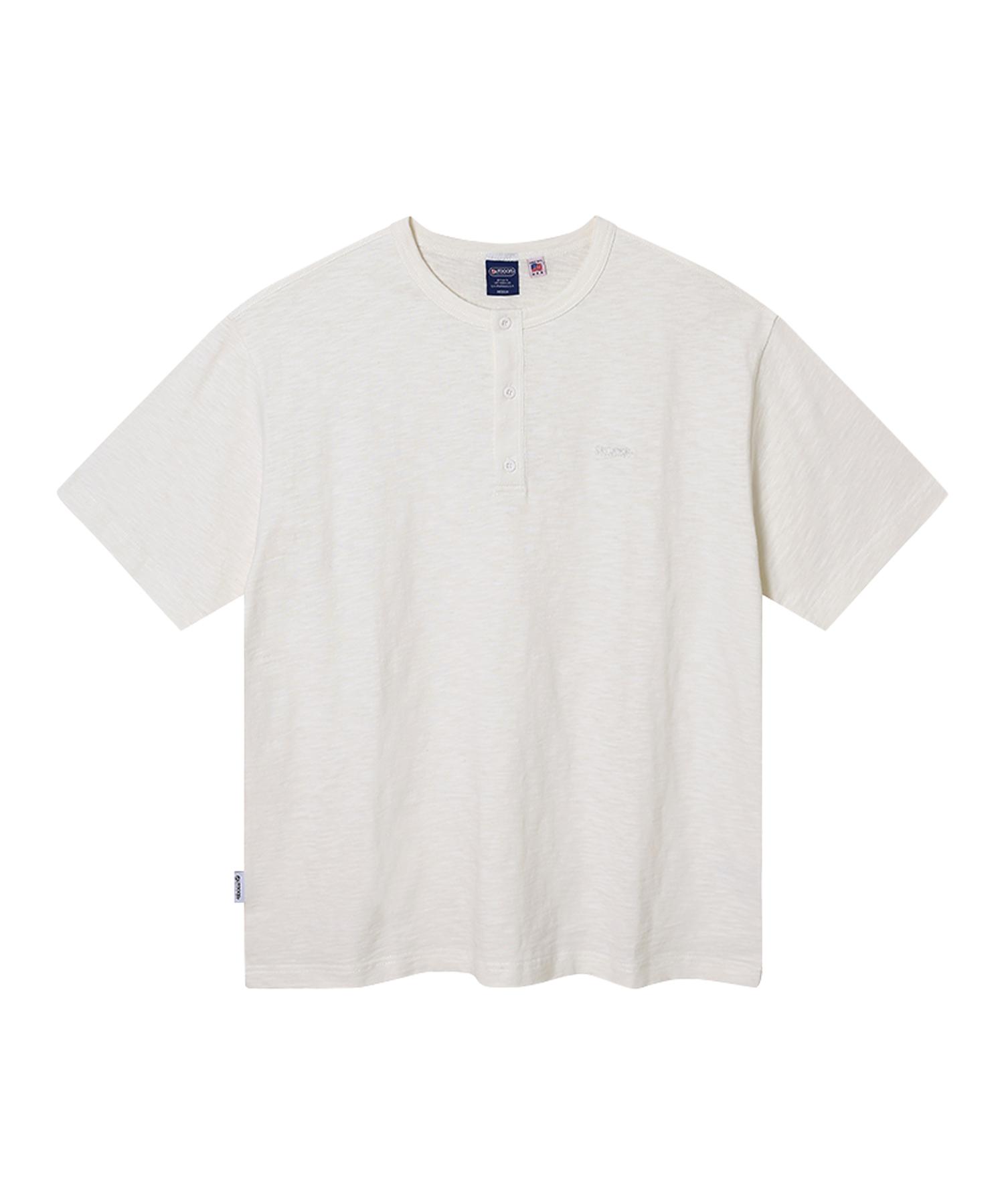 Outdoor Products Henley Neck T-Shirt (Ivory) Ivory/M