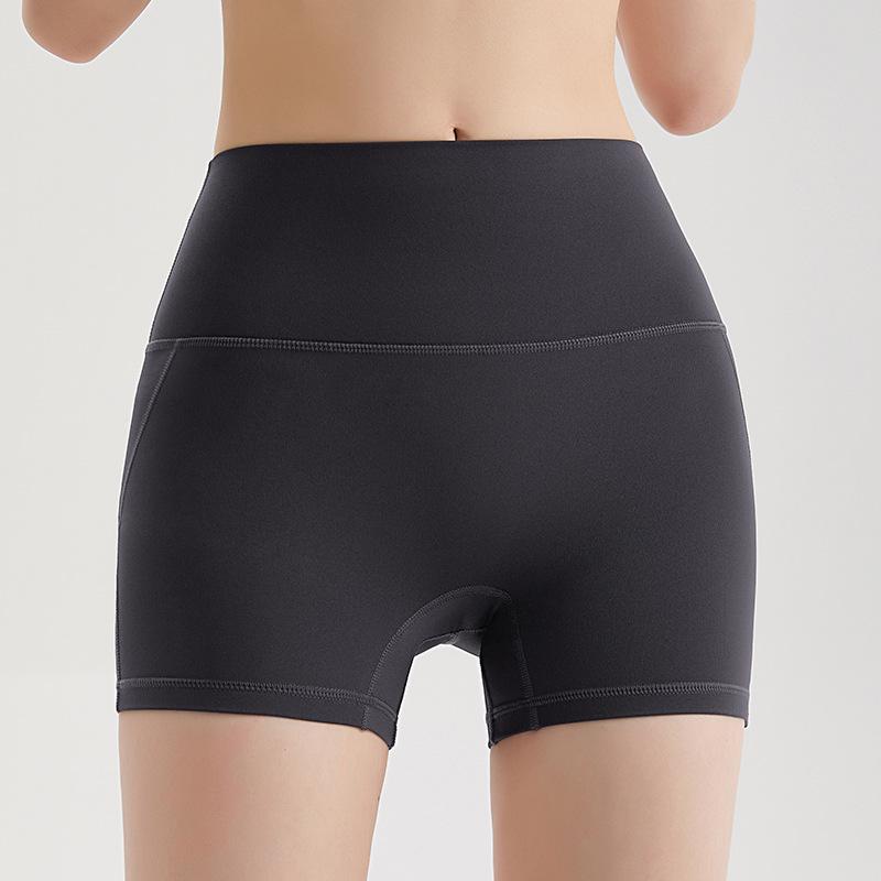 2025 Women's High Waist Sports Shorts - Summer Thin, Tummy Control, Hip Lifting, Antibacterial, Anti-Exposure, High Elastic Fitness 3-Point Pants