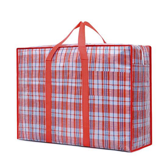 Packing Moving Bags Extra Large Tear-Resistant Tote with Durable Zipper Water Resistant Foldable S красный