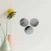 20Pcs Self Adhesive Small Round Mirrors Mini Acrylic Circle Tiles DIY Craft Mirror Pieces Wall Decoration Circle Wall Mirror