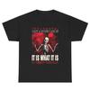 It Is What It Is Skeleton Meme Tshirt Japanese Social Anxiety Graphic Tee Funny Introvert Oversized T Shirt For Men Women