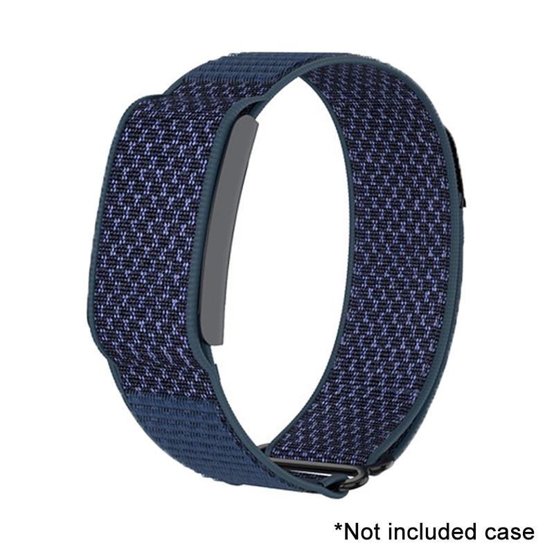 Nylon Sportband Schlaufendesign 22mm Fitness-Tracker-Armband Verstellbares Atmungsaktives Ersatz-Armband für Amazfit Helio Armband