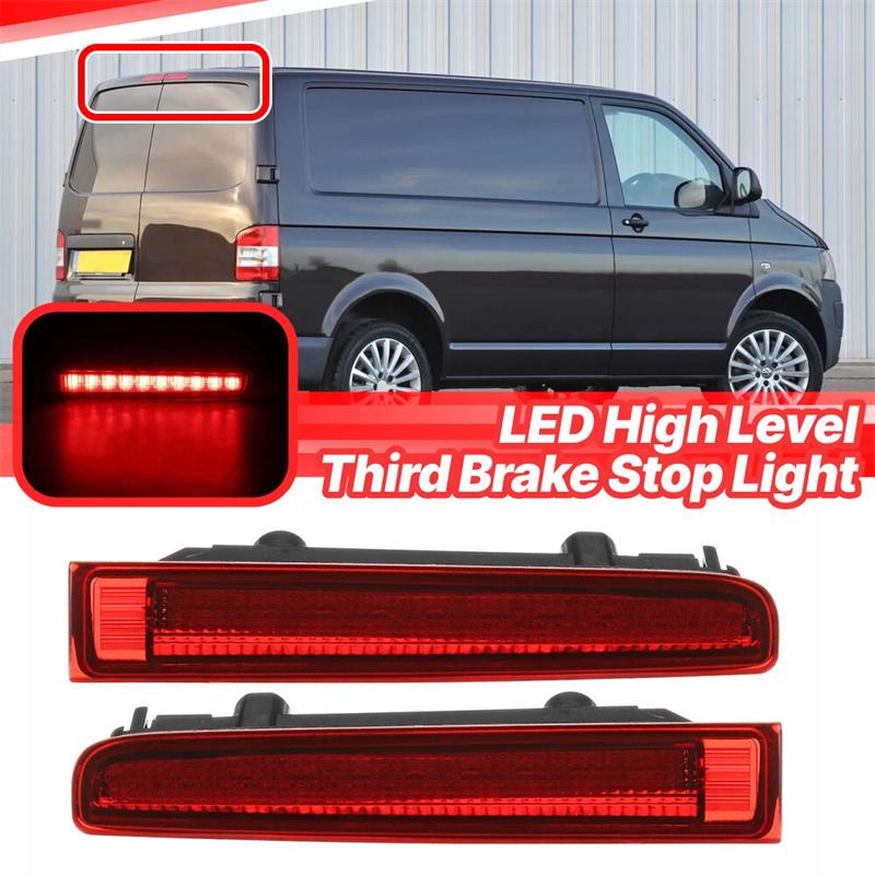 

2X Led High Level Third Brake Stop Light Lamp For Vw T5 T6 Transporter Caravelle 2003-2015 7E0945097E 7E0945097F 7E0945097J