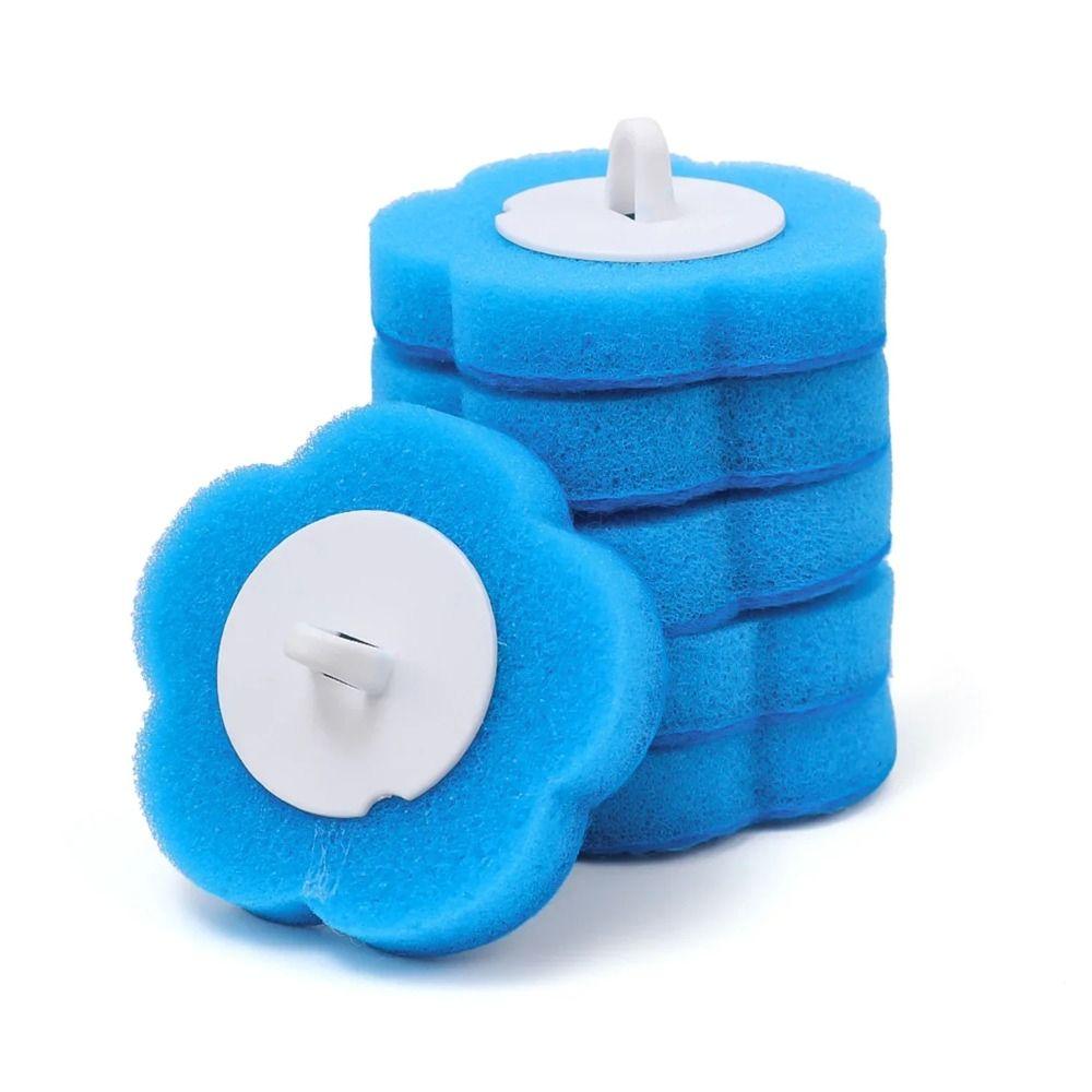 6Pcs Wall-mounted Disposable Toilet Brush Home Bathroom Cleaning Accessories