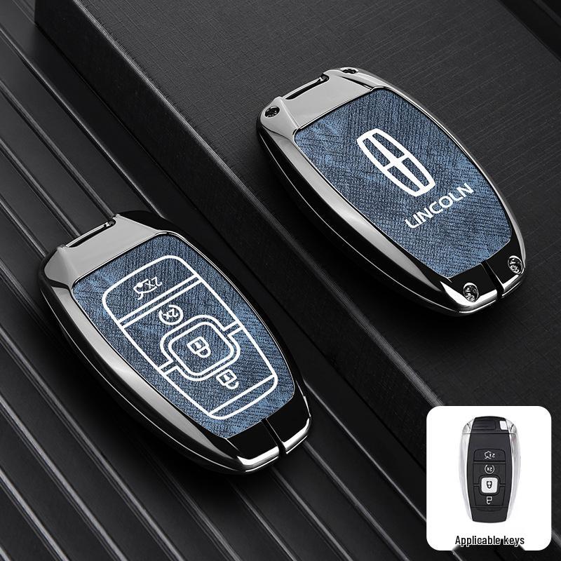 Lincoln Adventure Key Case: Fits Navigator, Aviator, MKZ, Continental, MKC, MKX Models