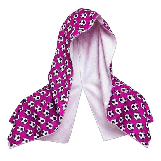 

Football Print Cooling Hoodie Towel Sun Protection Ice Towel Summer Quick Dry Breathable Sports