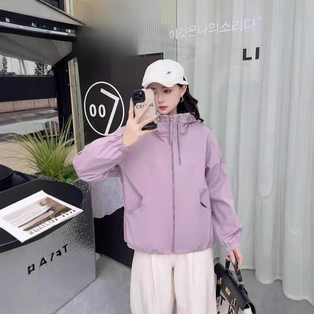 Damen Frühjahr 2025 Lässige Mode Kurzer Windbreaker - Stilvolle, altersreduzierende Jacke