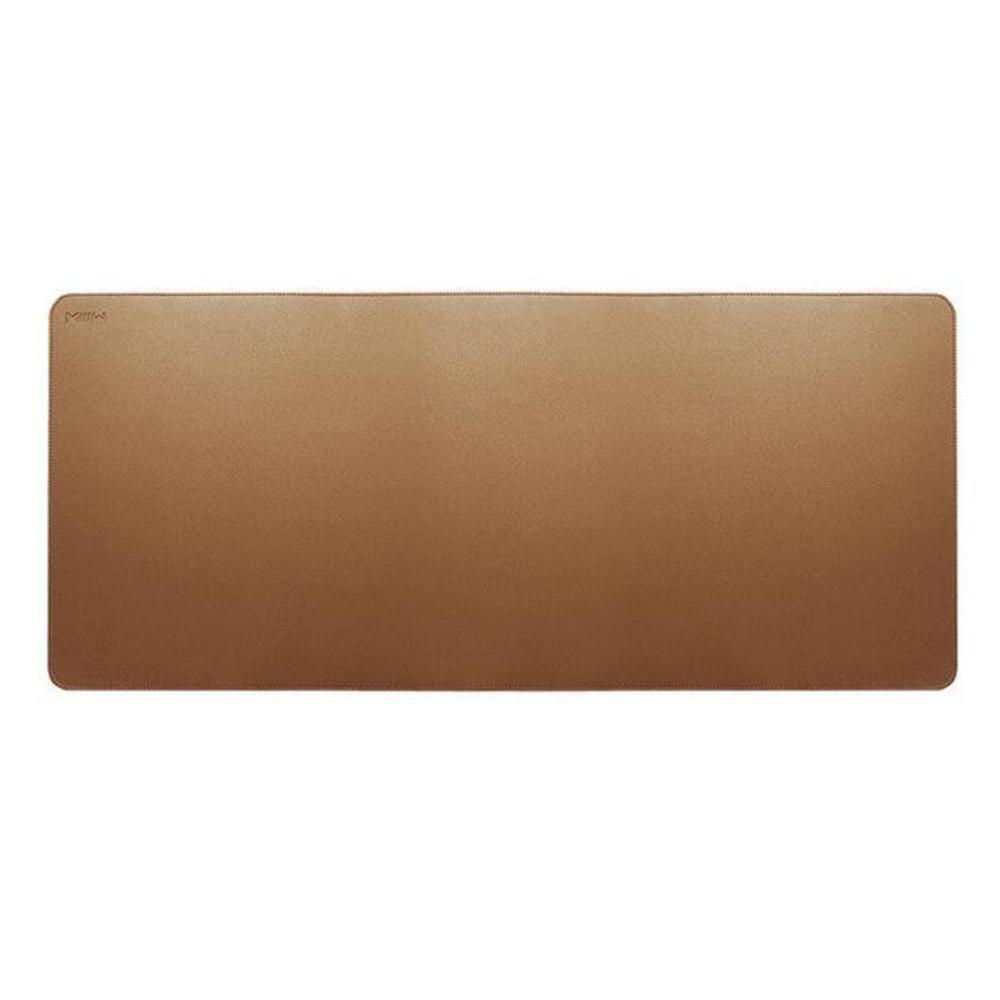 

MIIIW кожаный защитный коврик для стола, большой коврик для мыши, водонепроницаемый коврик для ноутбука, офисный коврик для стола коричневый