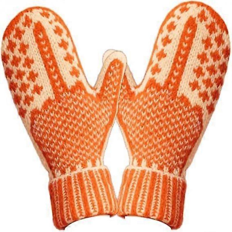 The Naughty List Mittens | Cozy Knit with a Hidden Attitude, Hand Knitted Hidden Middle Finger Winter Warm Mittens for Women